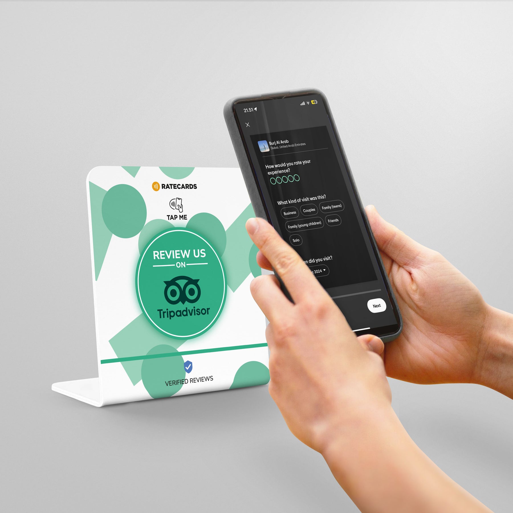 RATECARDS Tripadvisor stand for hotels and restaurants
