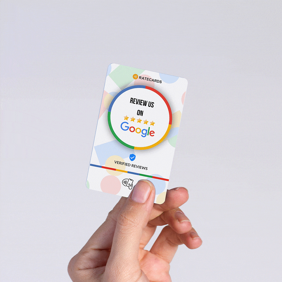 Google Review Card RATECARDS Get More Google Reviews study-shows-perfect-5-star-review-ratings-aren-t-best-gatherup