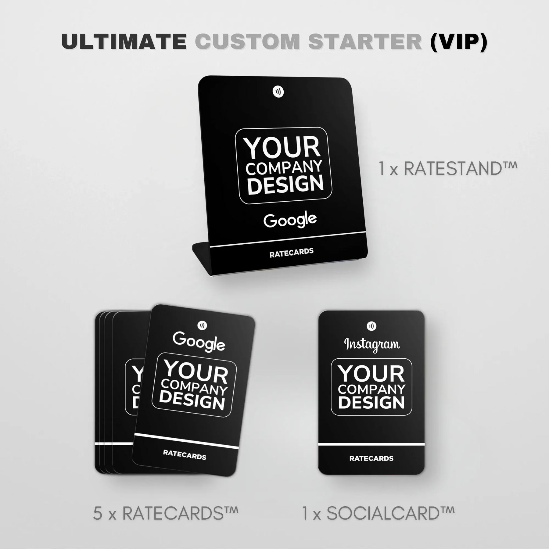 RATECARDS Ultimate Starter Kit VIP Custom
