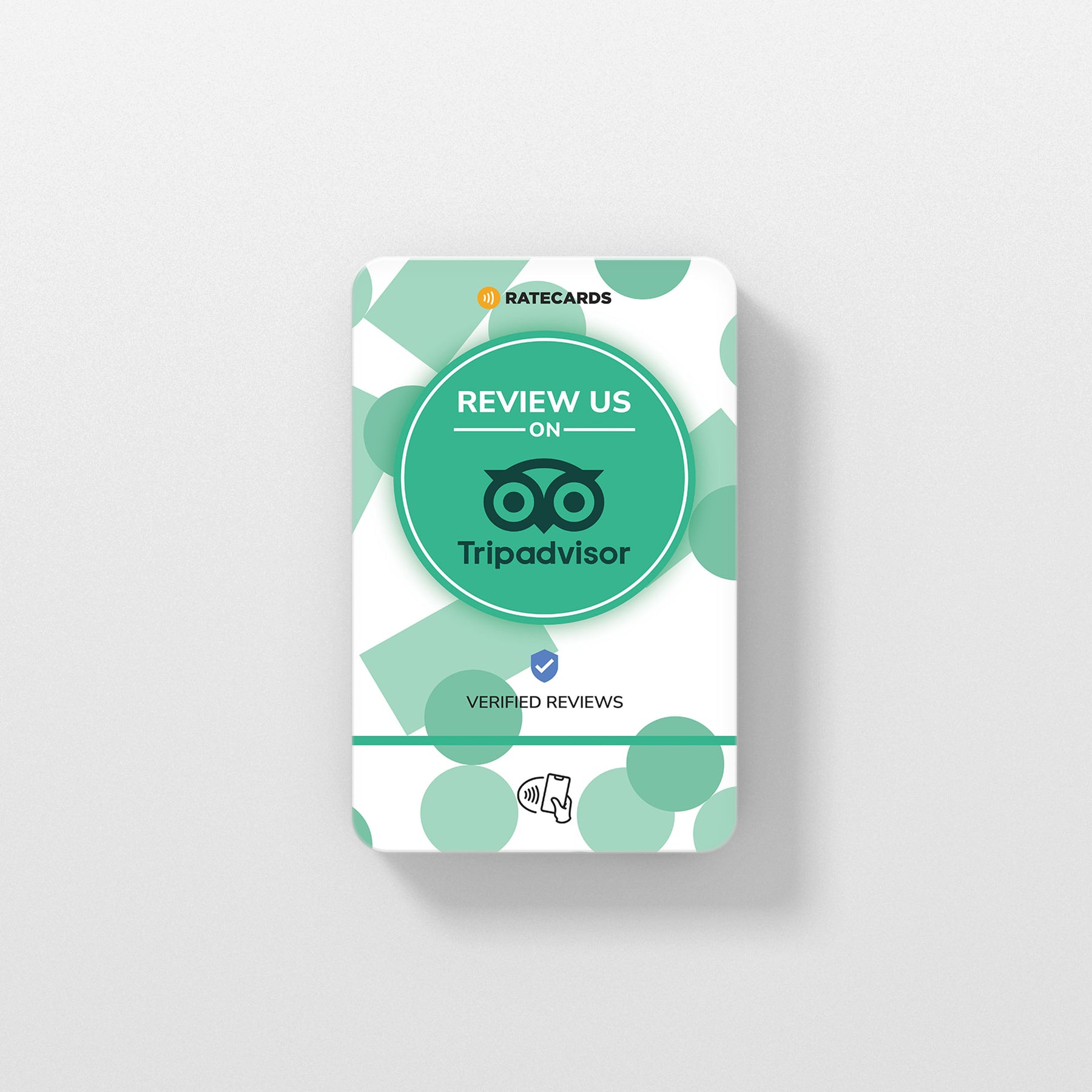 RATECARDS Tripadvisor review card – tap-to-review NFC card