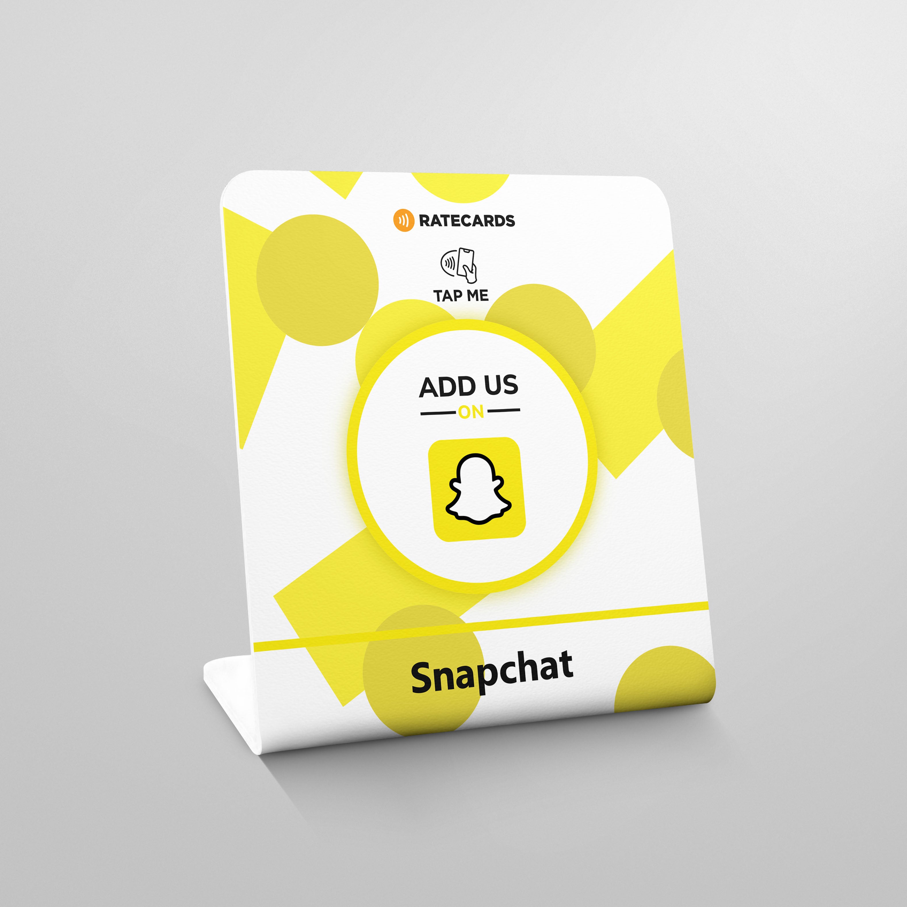 RATECARDS™ - Snapchat Follower Stand