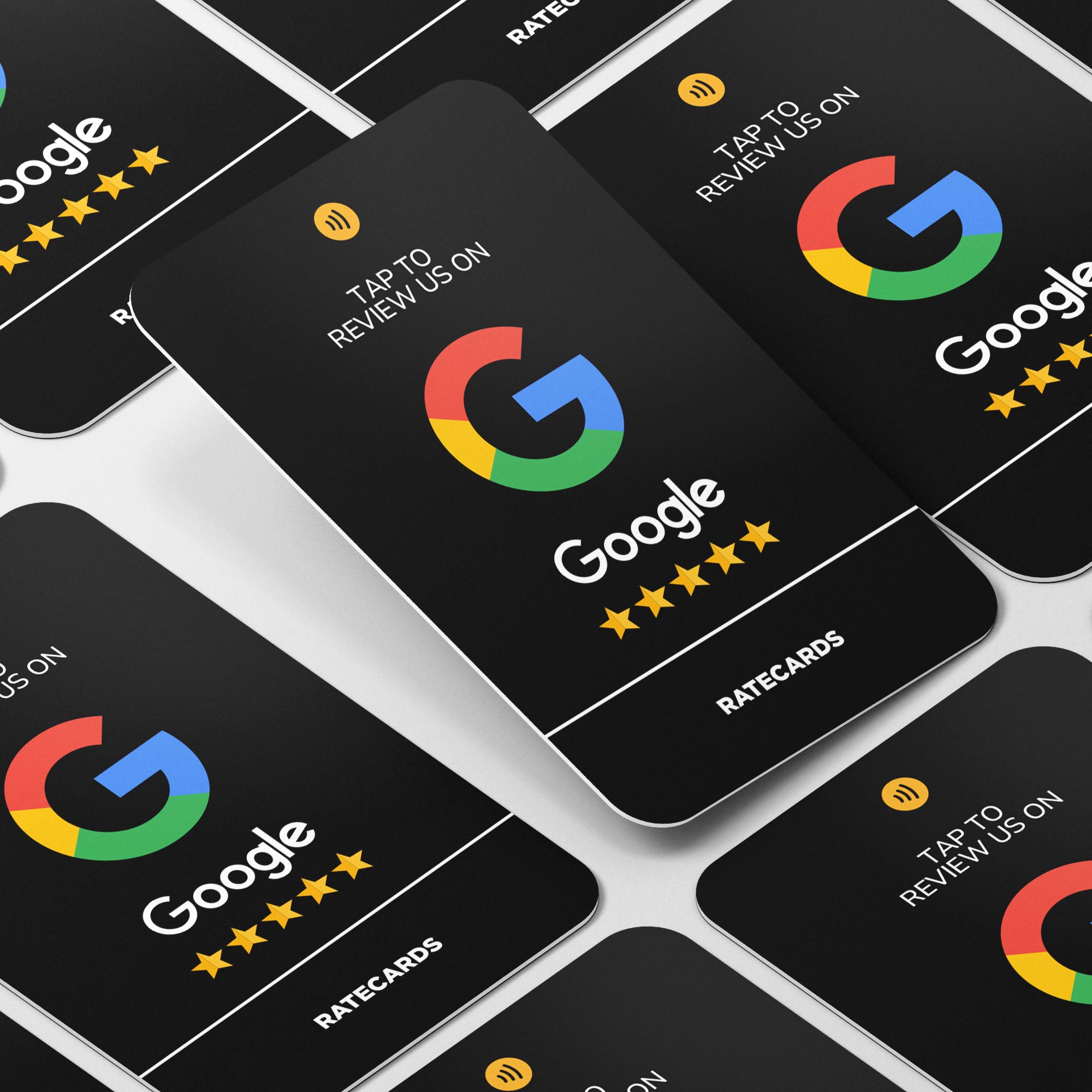 RATECARDS™ - Google Review Card Premium Black