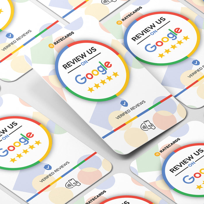 Google Review Card | RATECARDS™ | Get more Google reviews