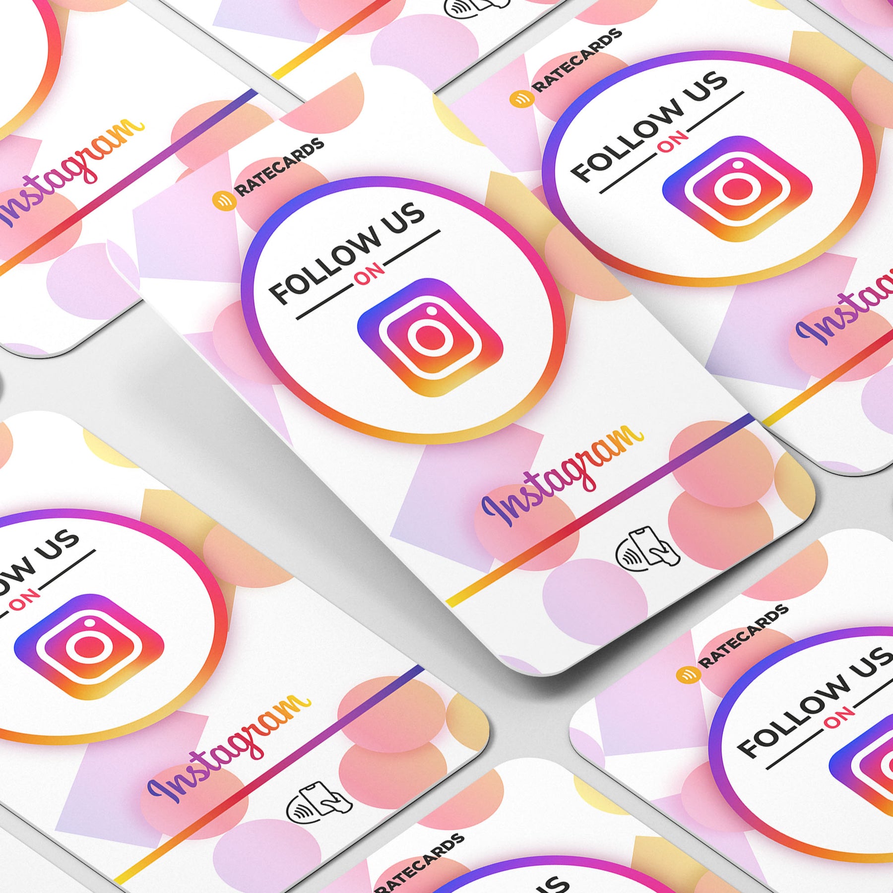 RATECARDS Instagram card – grow your followers in-store