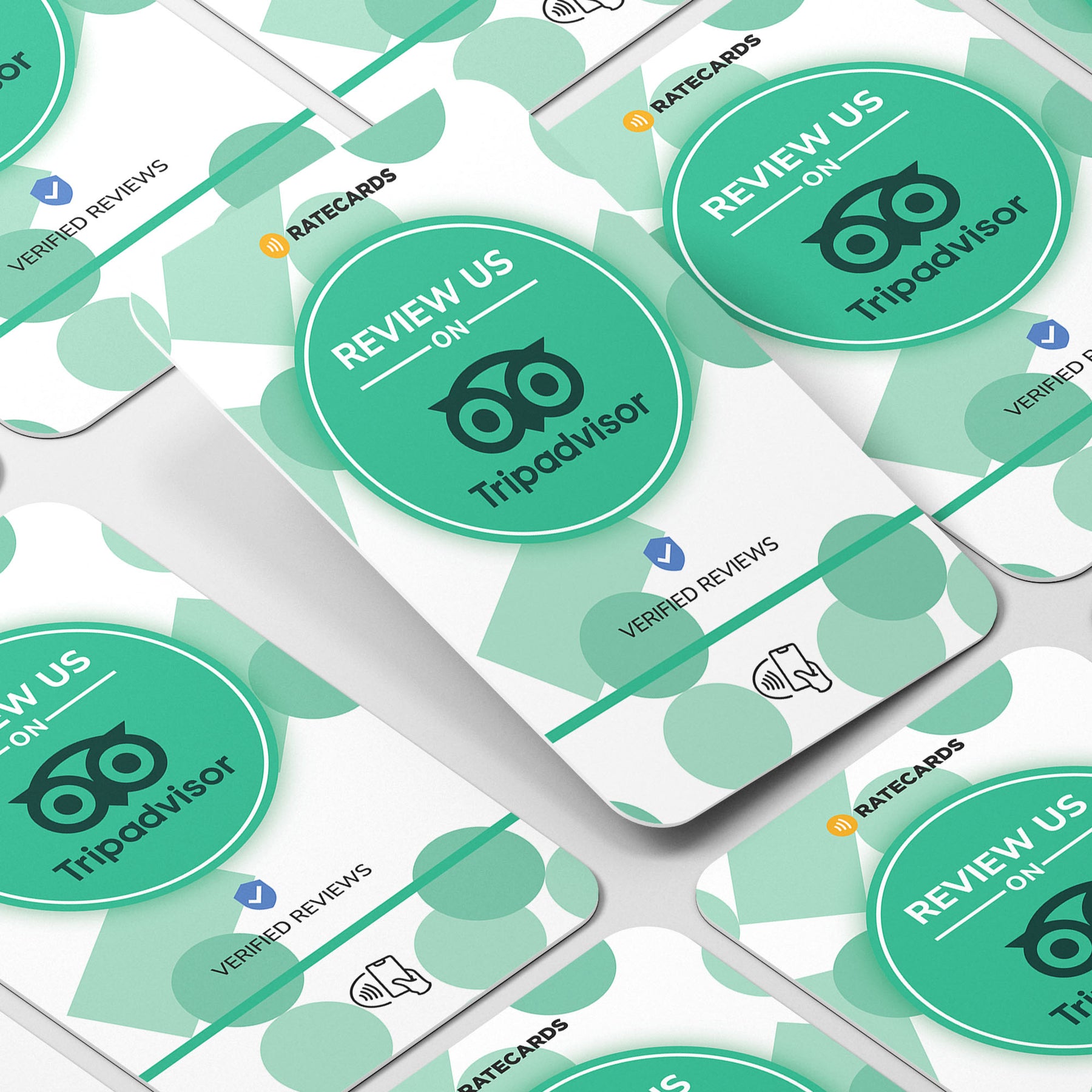 RATECARDS Tripadvisor review card for hotels and restaurants